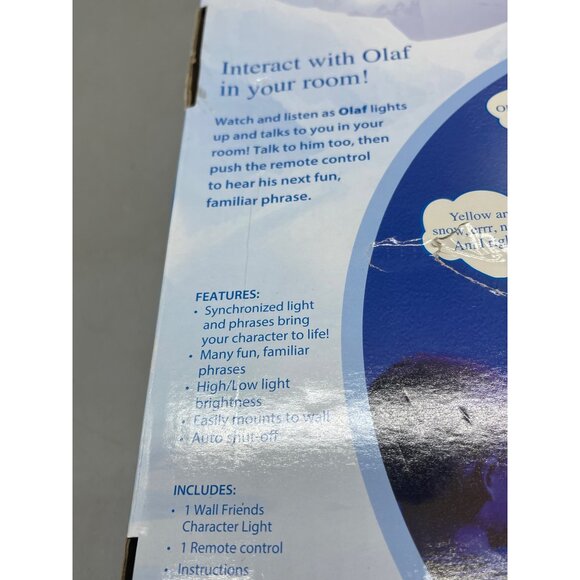 Disney Frozen wall friends Olaf interactive wall character remote control READ - Picture 13 of 13